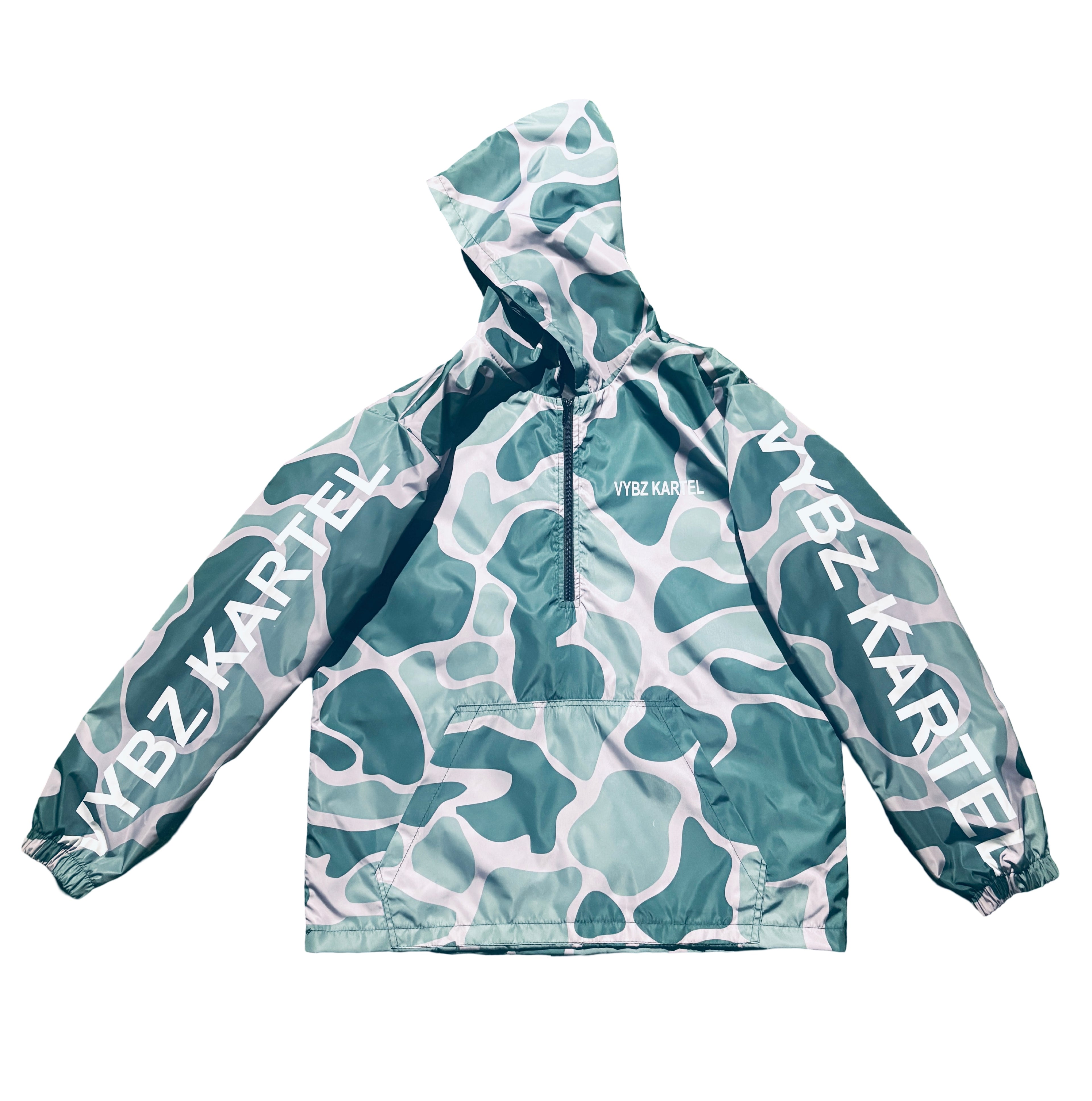 ZKARTE Graphic Camo Windbreaker
