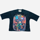 Black High Skull Graphic Shirt