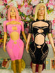 Slim Hollow Out Dress