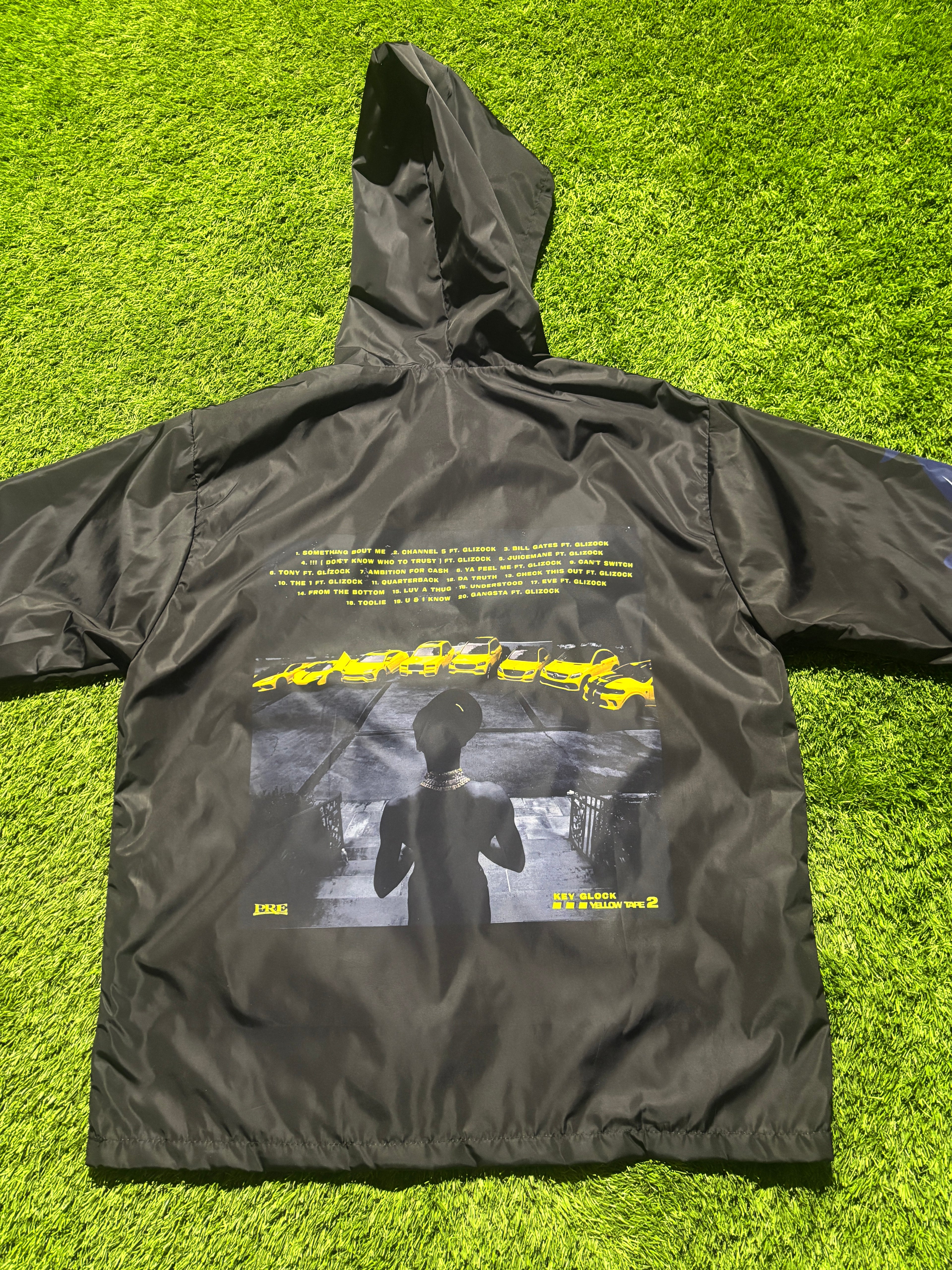 Dolphin Sleeves with Graphic Windbreaker