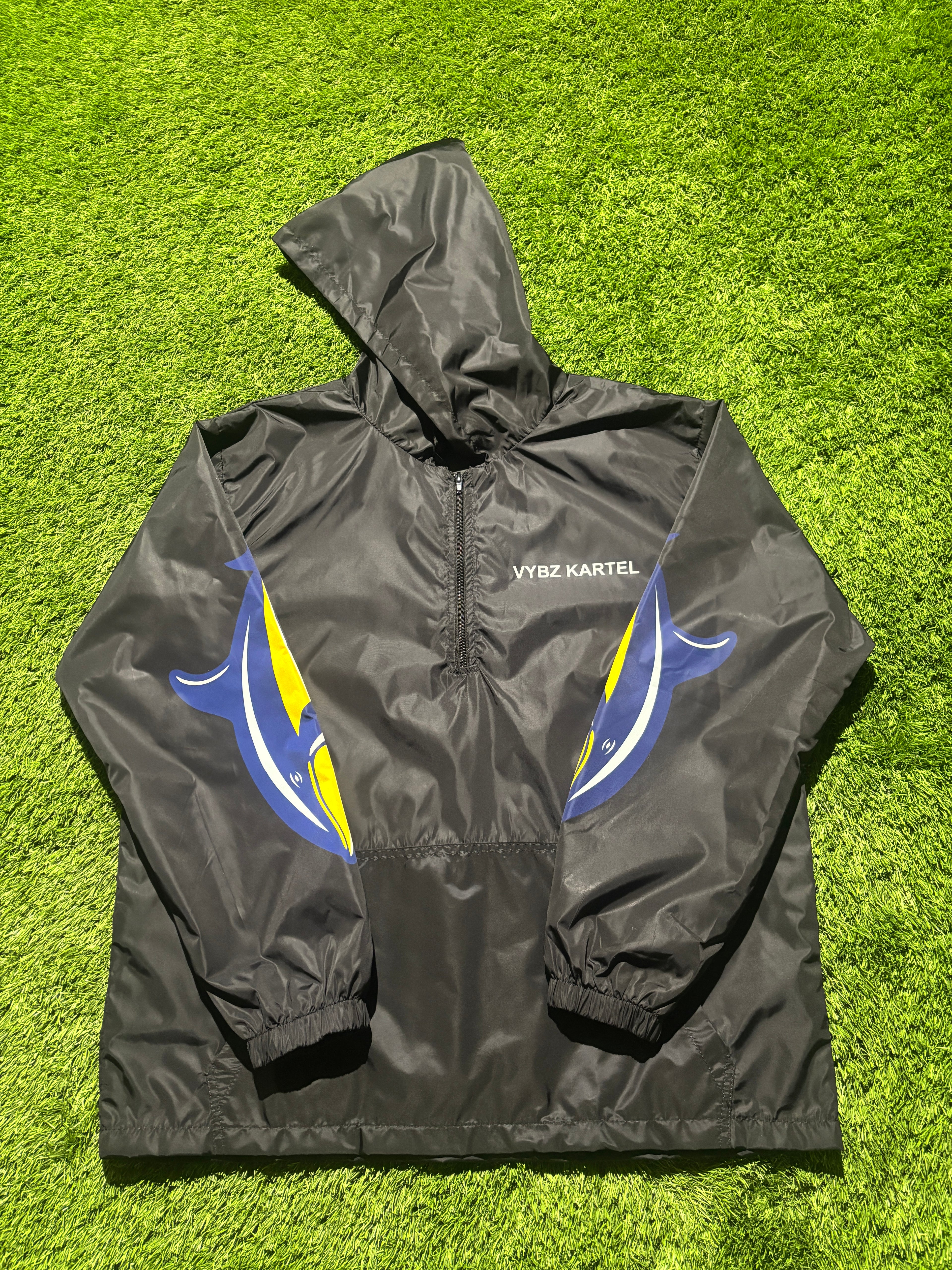 Dolphin Sleeves with Graphic Windbreaker