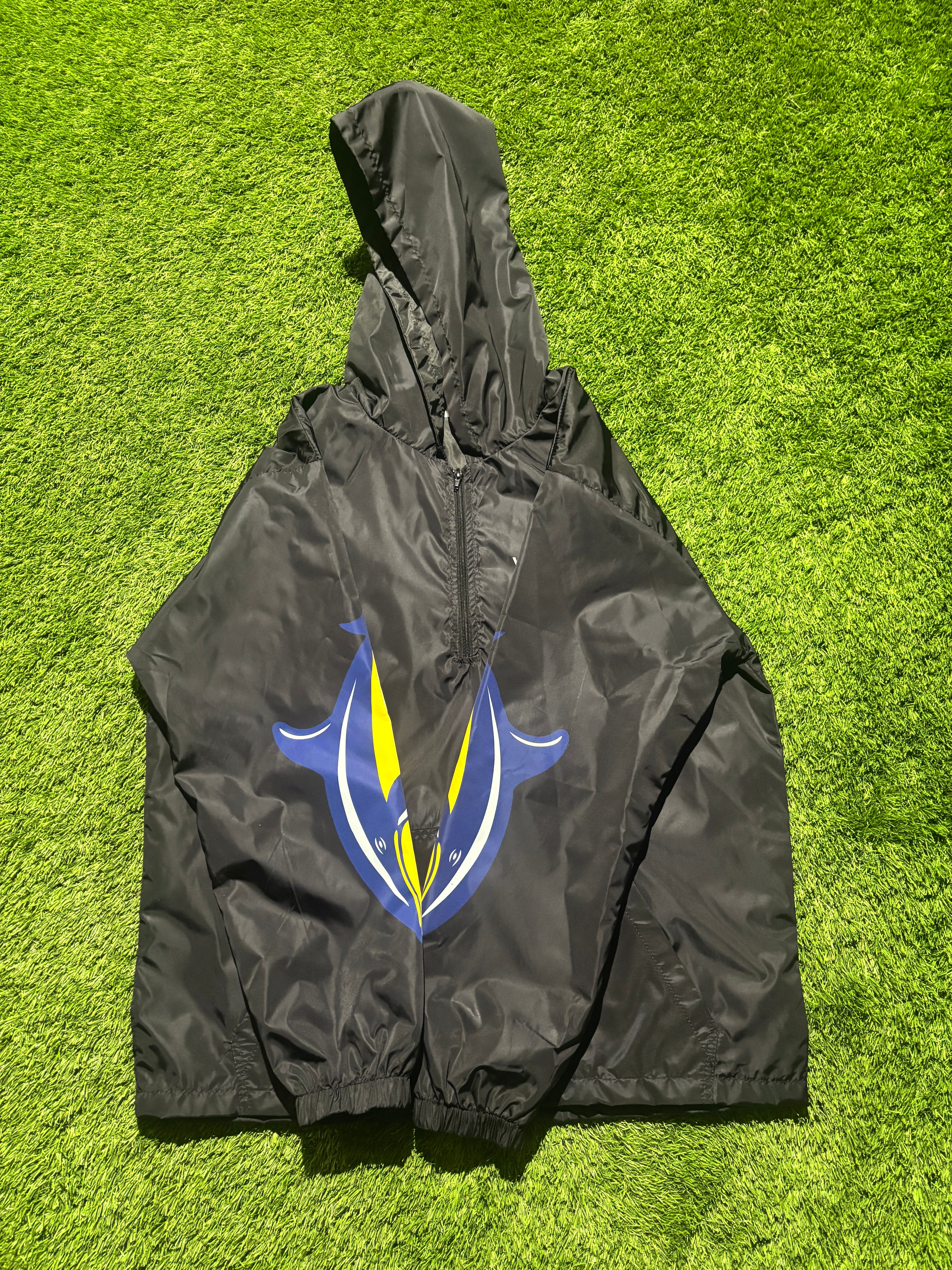 Dolphin Sleeves with Graphic Windbreaker