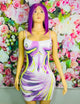 Fashion Print Slim Fit Dress