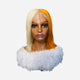 12 inch Orange/Blonde Wig