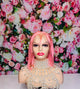 12 inch Pretty in Pink Wig