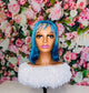 12 inch Pixie Blue Wig